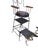 Antique Shoeshine Barbers Chair Twisted Wrought Iron Ice Cream Parlor Armchair For Sale - Image 18 of 18