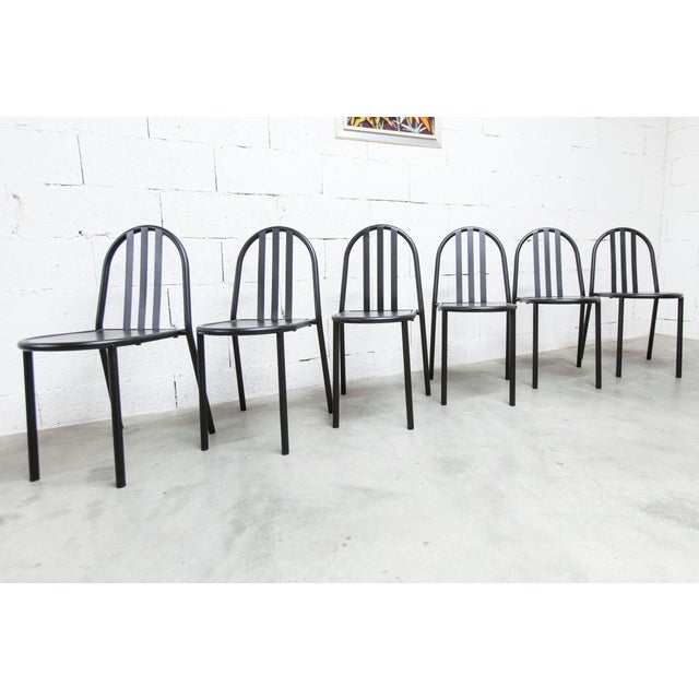 222 Model Chairs by Robert Mallet Stevens, 1980, Set of 6 For Sale - Image 6 of 18