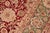 1990s Shabby Chic 1990's Pak-Persian Red/Green Wool Rug - 6'2'' X 8'11'' For Sale - Image 5 of 9