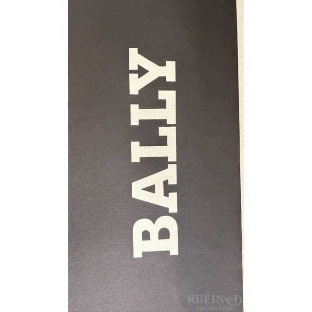 Vintage Bernard Villemot “Bally” Fashion Advertising Poster, Mid-20th Century For Sale - Image 4 of 7
