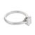 1930s Art Deco Gia 1.06 Carat Old Mine Cut Diamond Platinum Solitare Engagement Ring, Size 6 For Sale - Image 4 of 8