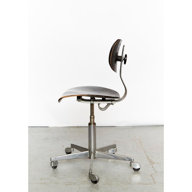 Egon Eiermann Mid-Century Model SE 40 Swivel Chair by Egon Eiermann for Wilde+Spieth For Sale - Image 4 of 14