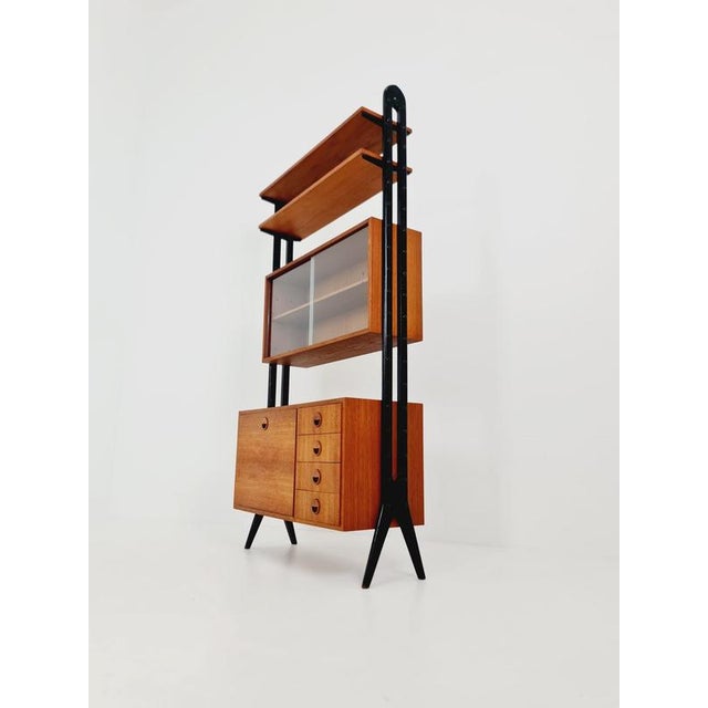 Mid-Century Danish Freestanding Bookshelf System in Teak by Bengt Ruda, 1960s For Sale - Image 14 of 18