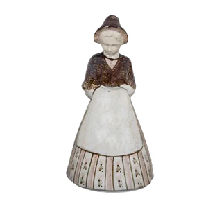Model Girl 205/5 JC Earthenware Ceramic by Gudrun Meedom for Bing & Grondahl, 1960s