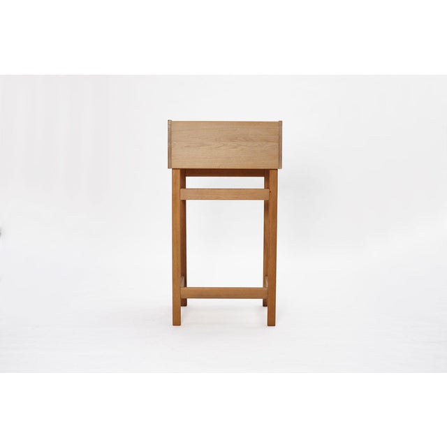 Oak Secretary Desk, Denmark, 1960s For Sale - Image 4 of 17