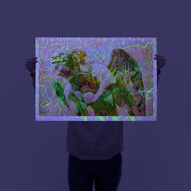 PichiAvo, Eros Lefkos, 2023, Giclée Print For Sale - Image 4 of 5