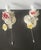 Cream Vintage Wall Lamp with Floral Porcelain Elements, 1960s, Set of 2 For Sale - Image 8 of 18