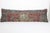 Tribal Antique Oriental Handmade Double Knotted Persian Rug Pillow Cover For Sale - Image 3 of 11