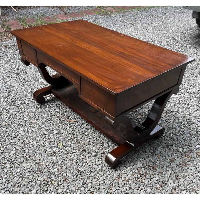 Early 19th Century Jt & Co Empire Desk For Sale - Image 9 of 12