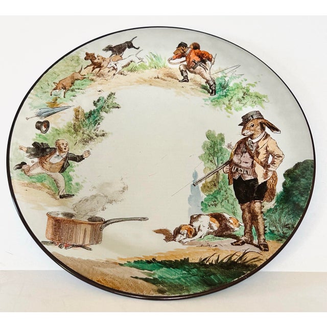 2000 - 2009 French Tole Plates, "Le Monde Renversé", Set of 6 For Sale - Image 5 of 5