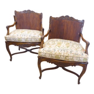19th Century French Fauteuils - A Pair For Sale
