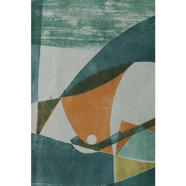 Viking Forsberg, 1958 Colorful woodcut The work is signed by the artist, titled and dated (pencil) Working dimensions...