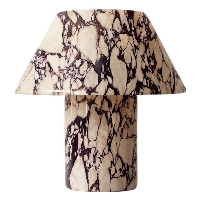 Calacatta Viola Designer Table Lamp For Sale