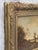 Antique Dutch 19th C. Sunrise Over Water Landscape, Original Frame, Signed J. Wouters (?) For Sale - Image 9 of 18