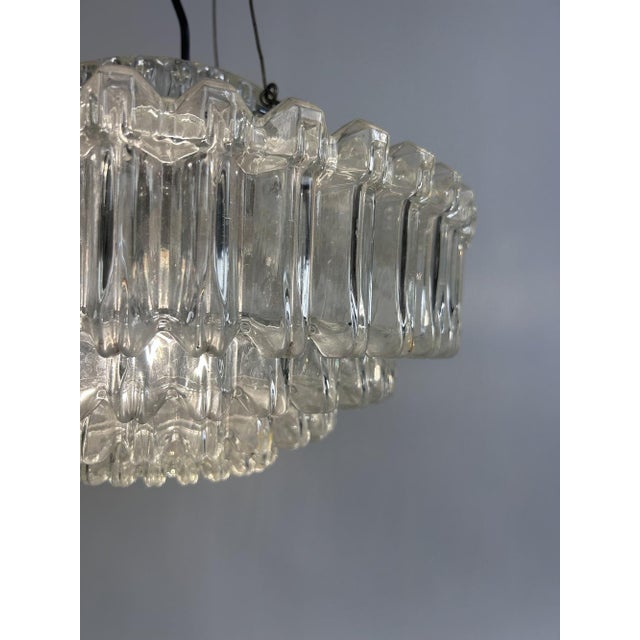 1960s Mid-Century Modern Murano Glass Chandelier, Italy, 1960s For Sale - Image 5 of 9
