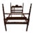 American Walnut High Post Rope Bed For Sale