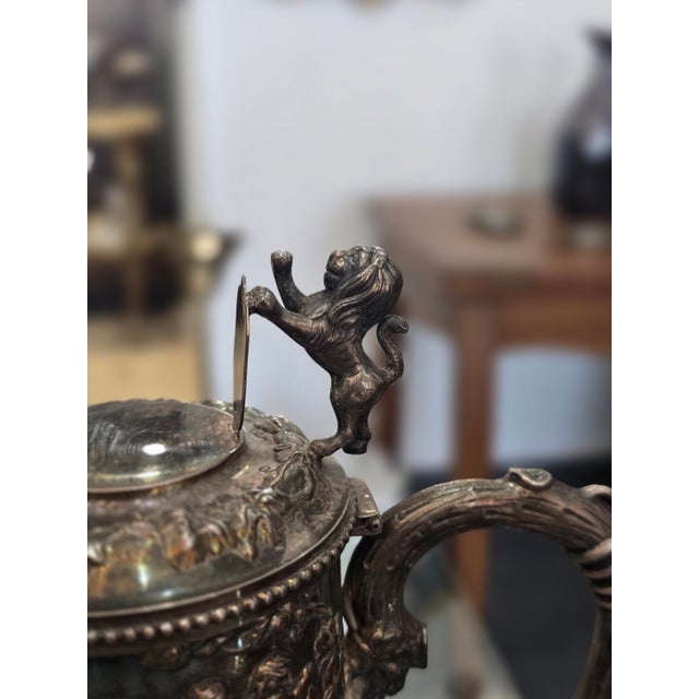 Vintage Cut Crystal and 925/1000 Sterling Silver Wine Decanter by Topázio, 1930s For Sale - Image 4 of 16