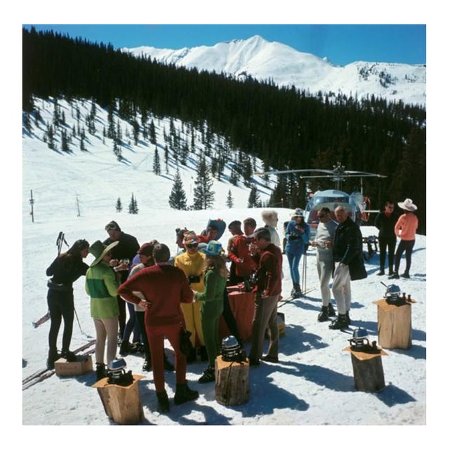 Snowmass Picnic Slim Aarons C Print For Sale