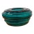 Vintage Large Scale Teal Art Glass Bowl For Sale