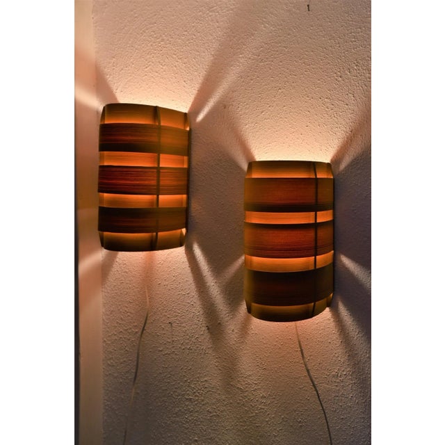 Pine Veneer V155 Sconce by Hans-Agne Jakobsson for Ellyset AB, Sweden, 1950s For Sale - Image 3 of 10