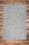 Textile Early 21st Century Gray & Blue Handwoven Wool Floral Design Turkish Oushak Rug 9'4" X 11'8" For Sale - Image 7 of 8