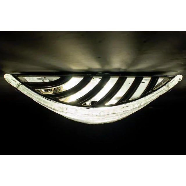 Large Murano Glass Sconces from Vistosi, 1970s, Set of 2 For Sale - Image 4 of 14