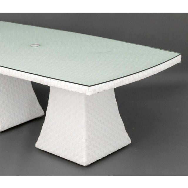 Skyline Design Glass Top Dining Table For Sale In New York - Image 6 of 11
