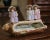 Bring whimsical charm and color to a dining table, console, or mantel with this delightful antique French barbotine...