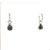 These earrings have Black Pear Cut Diamonds that weigh 2.86 Carats and Round Cut White Diamonds that weigh 0.68 Carats....