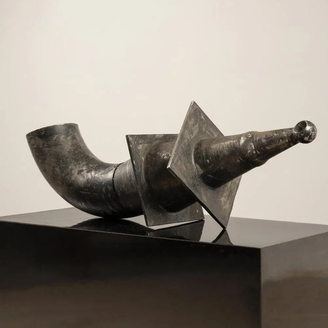 Claude Viseux, Abstract Sculpture, 20th Century, Steel For Sale - Image 4 of 4