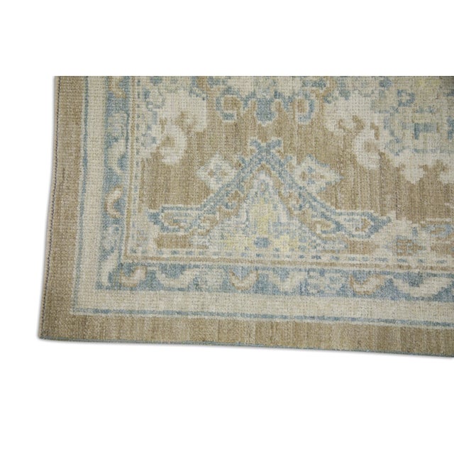 Turkish Modern Turkish Oushak Rug 2'10" x 5'8" For Sale - Image 3 of 7