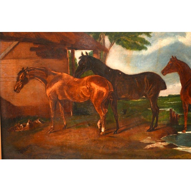 Late 18th Century Animal Composition, 1790, Oil Painting on Canvas, Framed For Sale - Image 5 of 10