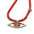 Christmas Vibe Watchful Evil Eye Pendant Red Beaded Necklace For Sale - Image 10 of 11