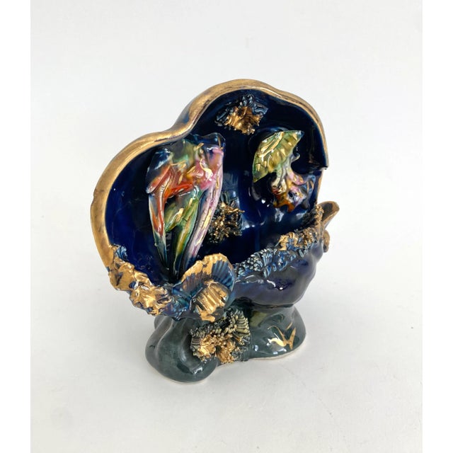 1950s French Vallauris Kitsch Ceramic Shell For Sale In Los Angeles - Image 6 of 9