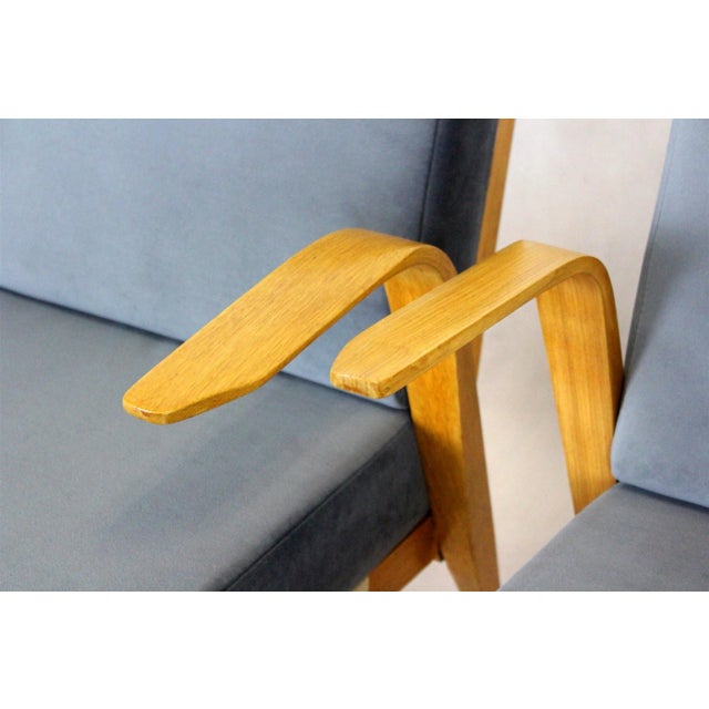 Wood Set of Mid-Century Bentwood Armchairs from Drevozpracujici Druzstvo, 1962 For Sale - Image 7 of 18