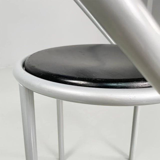 Italian Modern First Chair in Metal and Wood by Michele De Lucchi, 1983 For Sale - Image 17 of 18