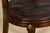 1930s French Art Deco Walnut Dining Chairs With Leather Seats, Set of 8 For Sale - Image 9 of 18