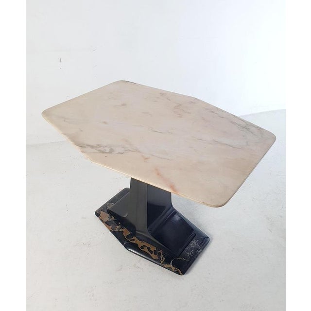 Mid-Century Modern Coffee Table with Marble Top attributed to Cantu, Italy, 1959 For Sale - Image 6 of 11