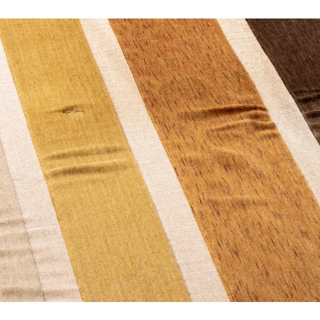Modern Striped Pattern Carpet, 18' 1" X 13' For Sale - Image 10 of 11