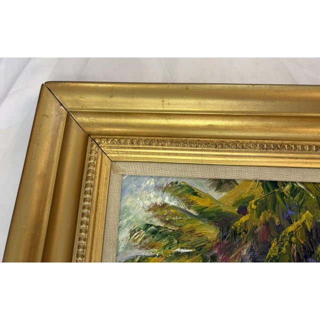 Original Signed & Framed Oil Painting on Russian Linen Titled 'Tropical Breeze' by William Vincent (American 1939-2004) For Sale - Image 11 of 17