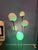 Gold Vintage Sapling Floor Lamp in Opaline Glass and Brass, 1960s For Sale - Image 8 of 10