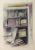 1990s Pollasson, Softly-Colored French Oil Pastel - Bookcase Abstraction For Sale - Image 5 of 5