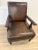 Brown Leather Terrington Chair by Postobello For Sale - Image 4 of 4