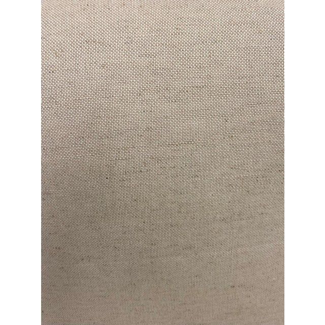 Cream 16" Square Pillow With a Traditional Mallard Duck Watercolor-Look Pattern - Made in Uk. For Sale - Image 8 of 9