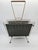 Mid-Century Modern Mid-Century Modern Newspaper Rack in Chrome and Vinyl, West Germany, 1970s For Sale - Image 3 of 11