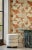 Silhouetted ferns adorn this wallcovering in a shadowy canopy effect produced in three earthy colourways. This two-tone...