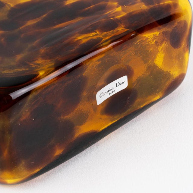 Christian Dior Home Tortoiseshell Glass Barware Pitcher and Decanter, circa 1960 For Sale - Image 9 of 18