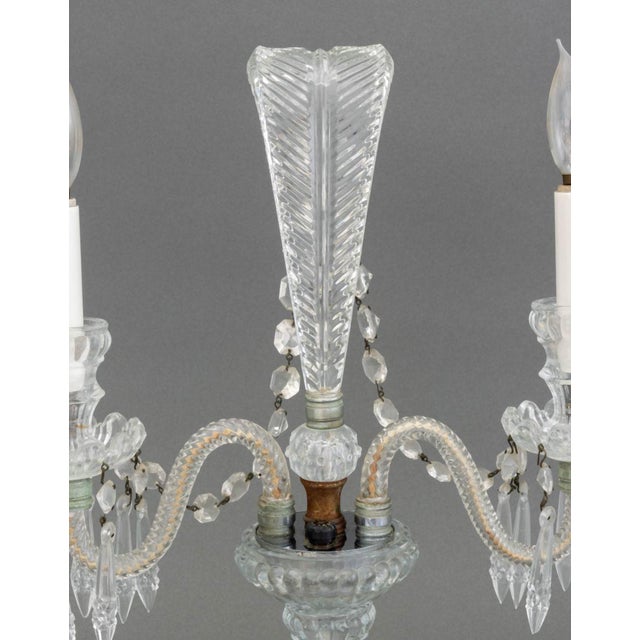 Victorian Victorian Style Cut Crystal Candelabra, Pair For Sale - Image 3 of 13