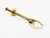 Antique French Gold-Plated Crab Sugar Mechanical Tongs, 1900s For Sale - Image 7 of 7