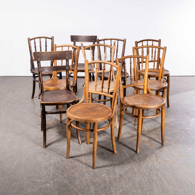 Mixed Bentwood Debrecen Spindle Back Dining Chair, 1940s For Sale - Image 4 of 18